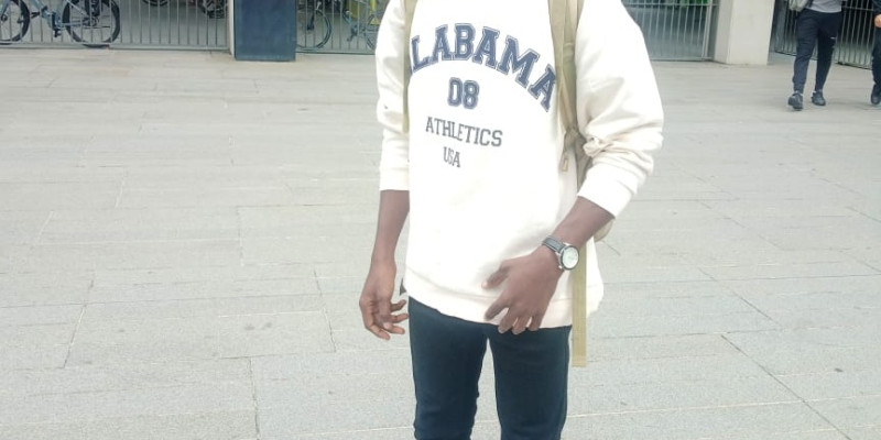 Evrard AHLONSOU, étudiant boursier à l’École d’Ingénieur Denis Diderot – France